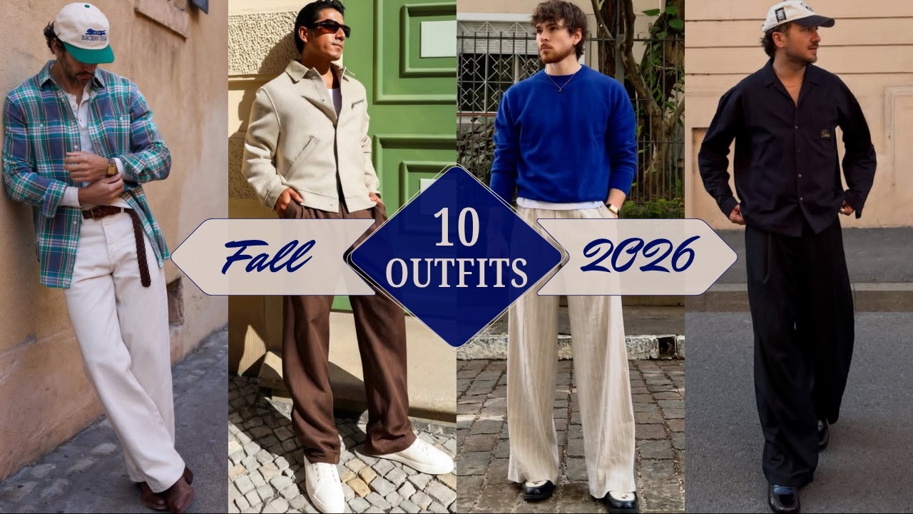 10 Latest Outfits for Men | Fall 2026 Fashion