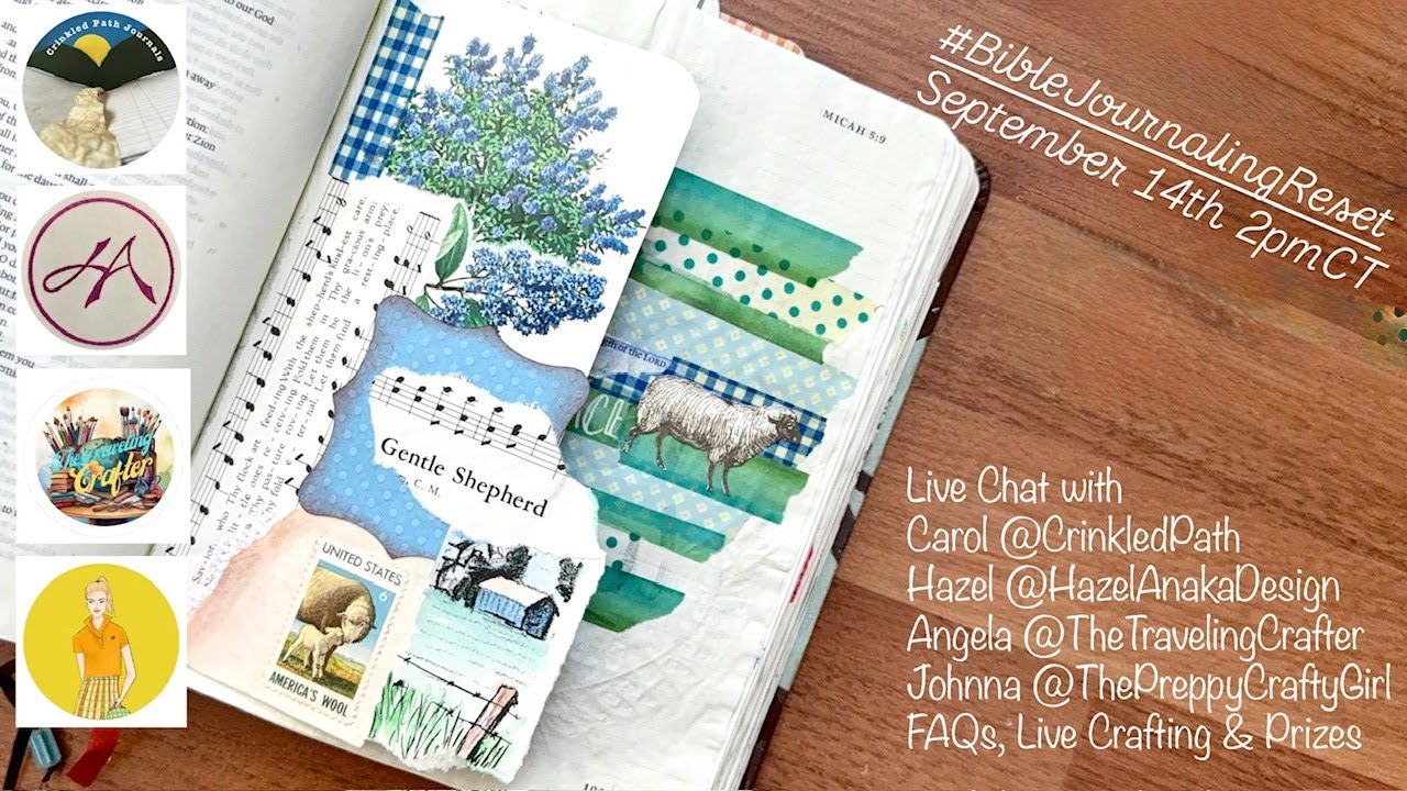 Bible Journaling Reset LIVE! Techniques, Tips + Resources
