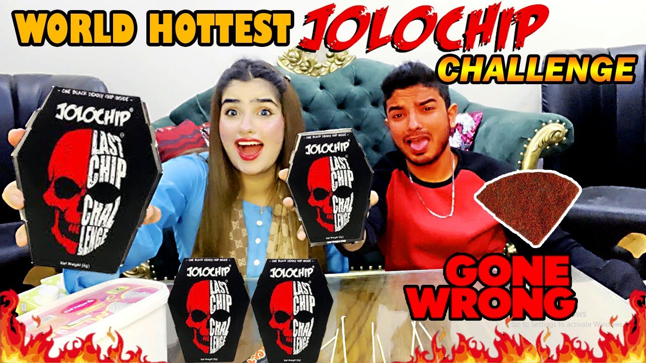 WORLD'S HOTTEST JOLO CHIP EATING CHALLENGE😱| We Were About To Die 😰| AREESHAY & ALI RIAZ