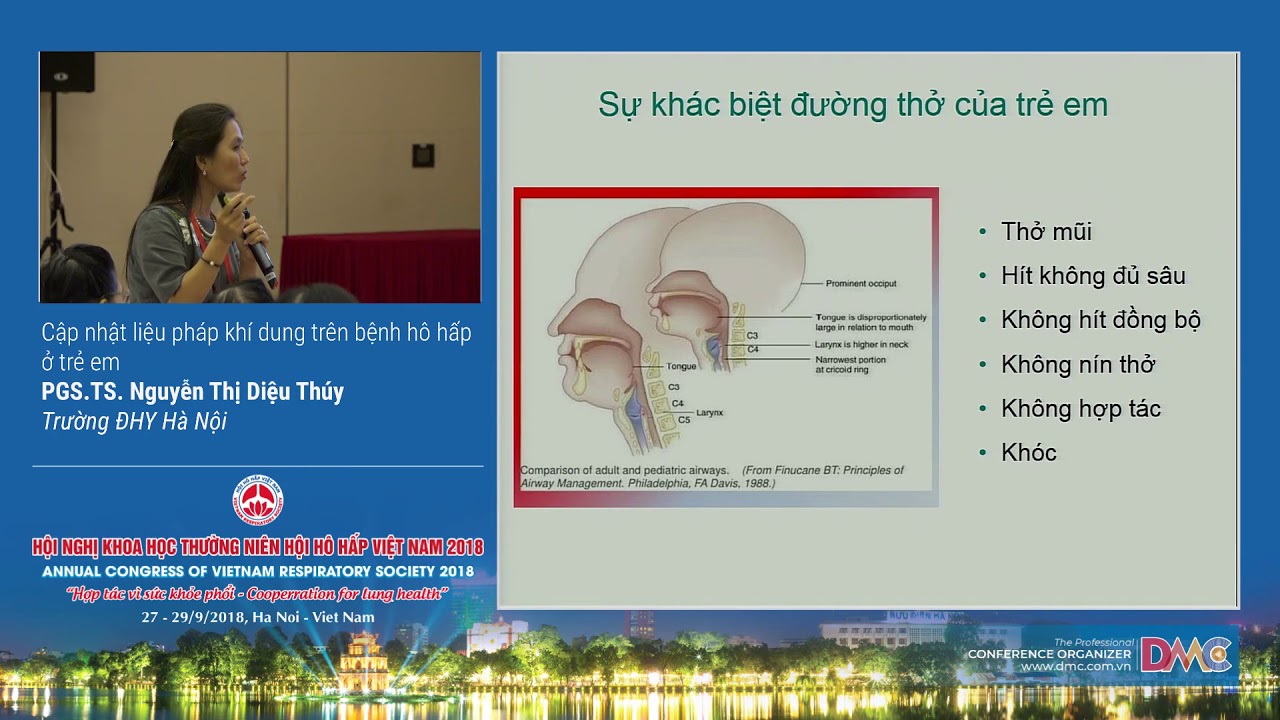 Cập nhật liệu pháp khi dung trên bệnh hô hấp ở trẻ em