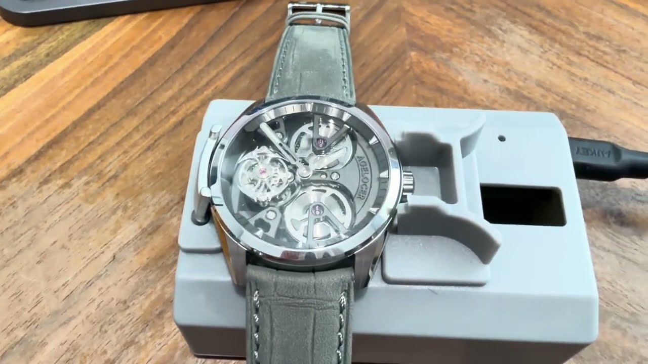 Часы Agelocer Manta Tourbillon — сравнение громкости тиканья с другими часами.