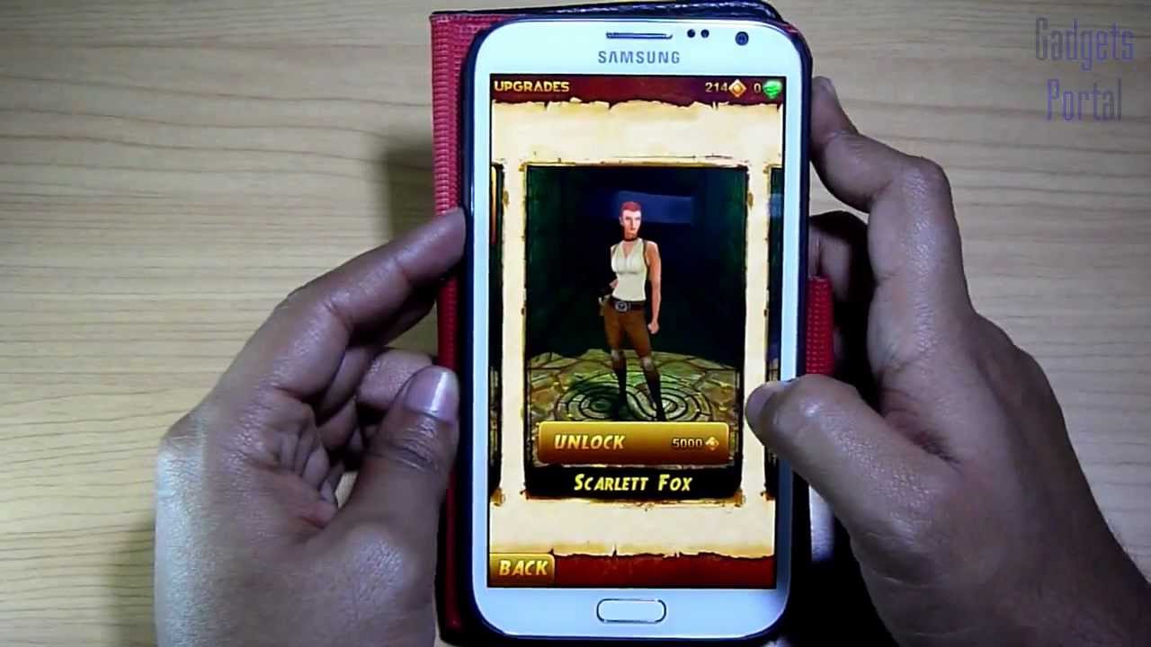 Temple Run 2 for Android! on Galaxy Note 2