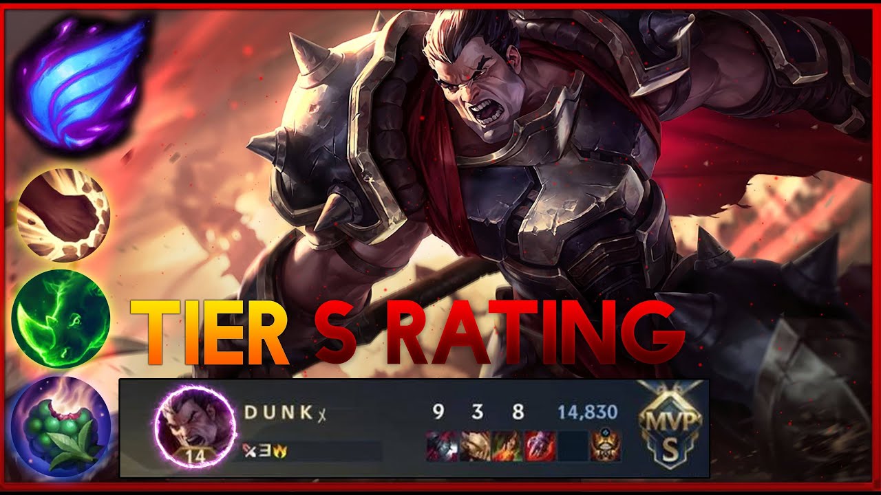 PHASE RUSH DARIUS IS OP!! | HARD CARRY | S RATING |LOL WILDRIFT