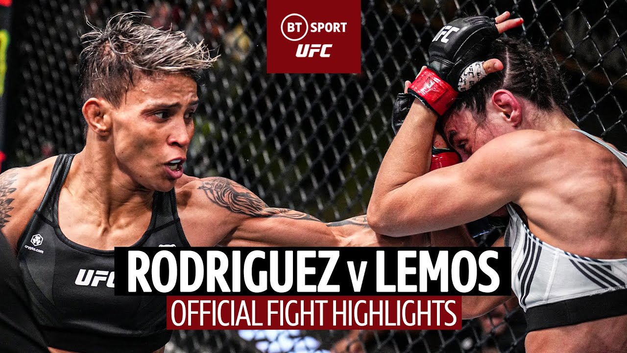 Marina Rodriguez v Amanda Lemos | Official Fight Highlights | Lemos packs that power!
