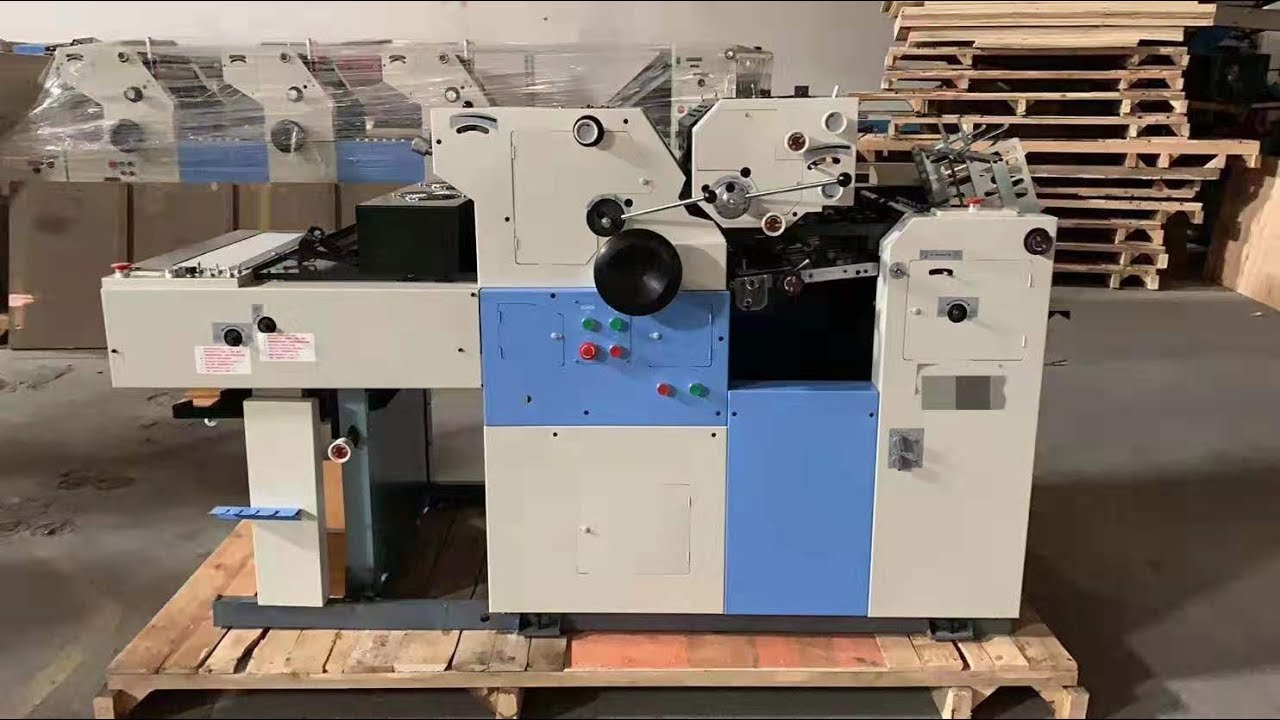 2 COLOR PLASTIC BAG OFFSET PRINTING MACHINE WITH UV LAMP DRYING ZONGRUI