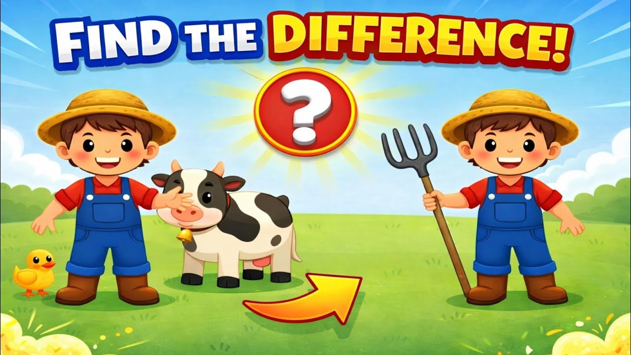 Can You Find All the Changes? 🧐 | Fun Spot the Difference Game for Kids