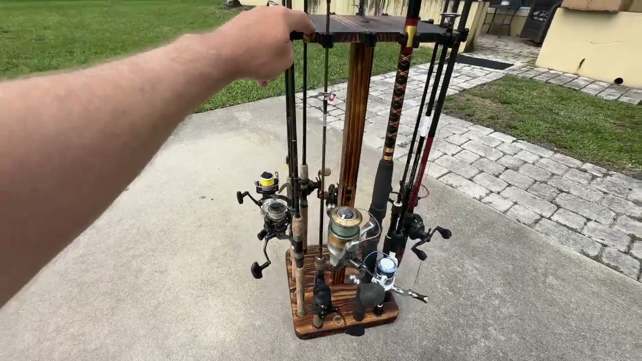Ghosthorn Fishing Rod Holder 360 Degree Rotating Fishing Pole Rack ✅ REVIEW