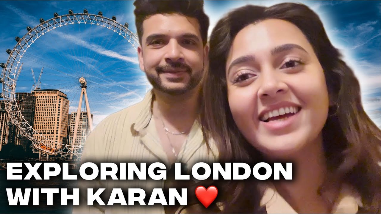 India to UK Journey | Exploring London with @KaranKundrraOfficial | @tejasswiprakash413