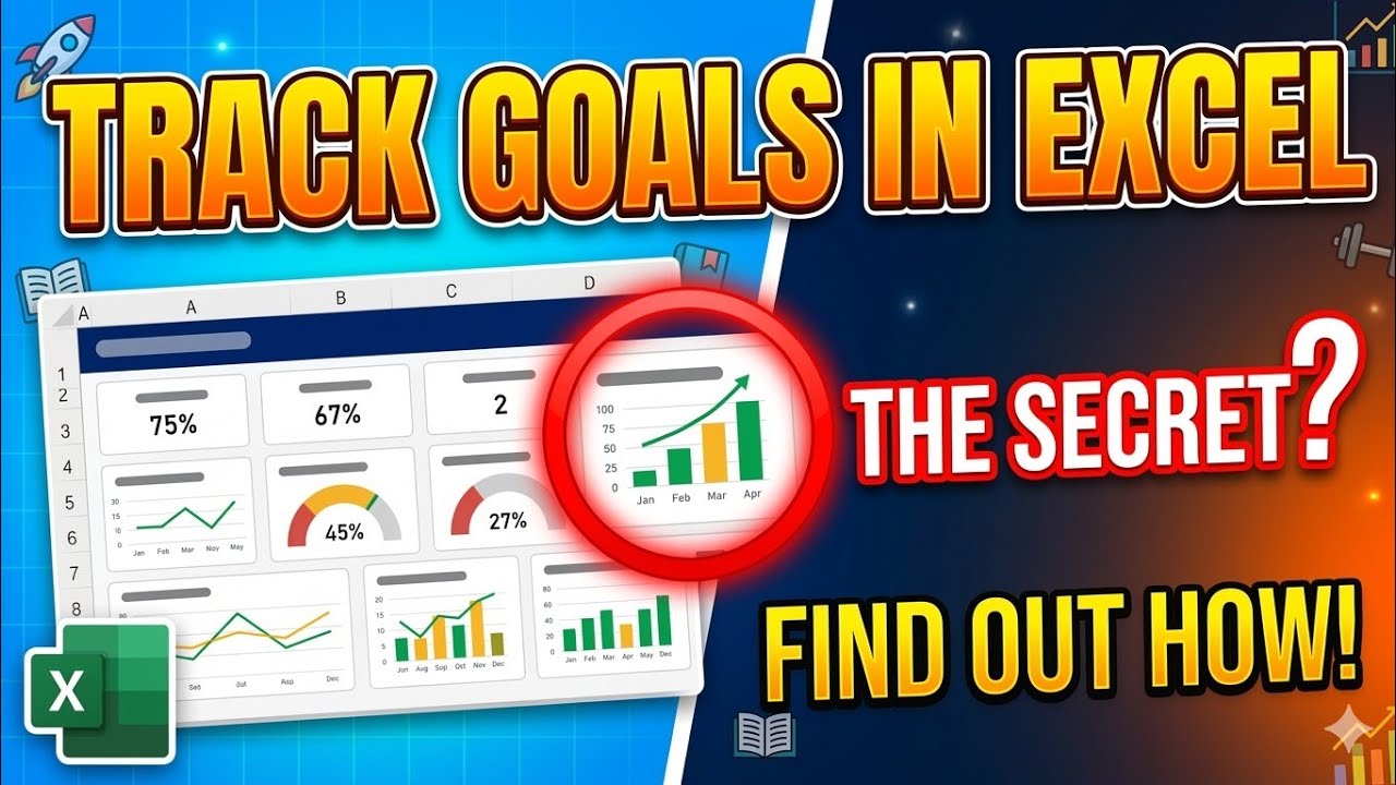 Dynamic Goal Tracker in Excel | Excel Dashboard with COUNTA Formula | Step by Step