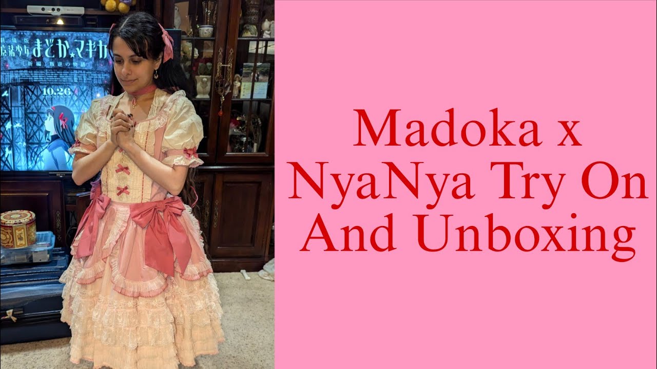 Madoka x NyaNya Dress unboxing and try on