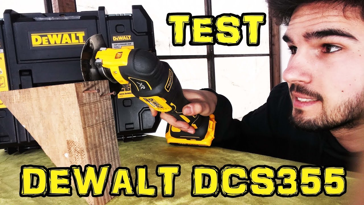 TEST OUTIL MULTIFONCTIONS DEWALT DCS355 - TEST MATERIEL