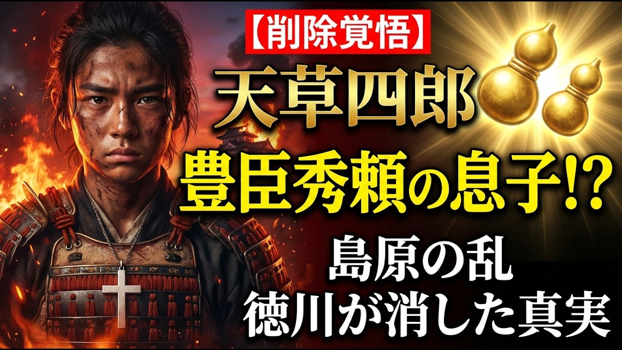 【削除覚悟】天草四郎の正体は豊臣秀頼の息子!?島原の乱に隠された徳川が消した真実 | 豊臣兄弟 | 大河ドラマ