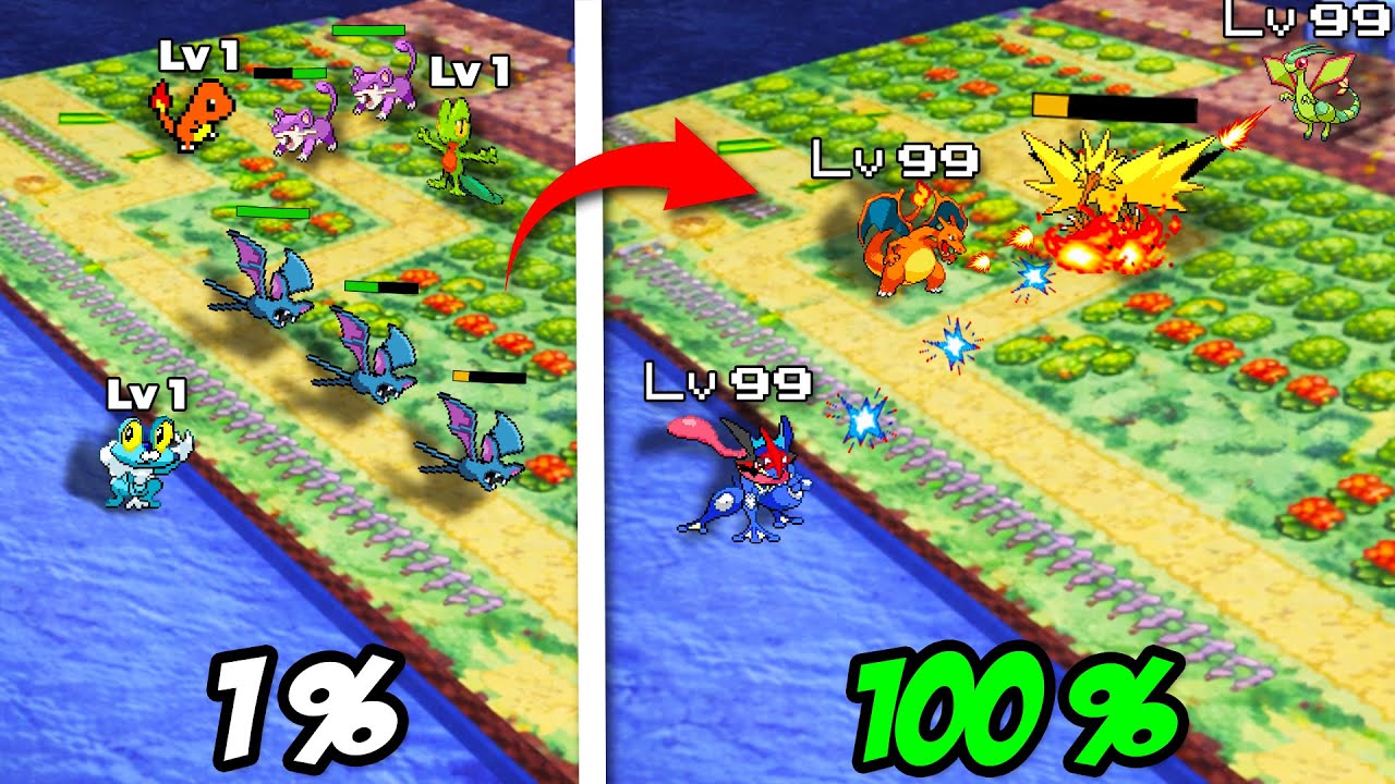 Tôi Phá Đảo Game Pokemon Thủ Thành Trong 30 Giờ!