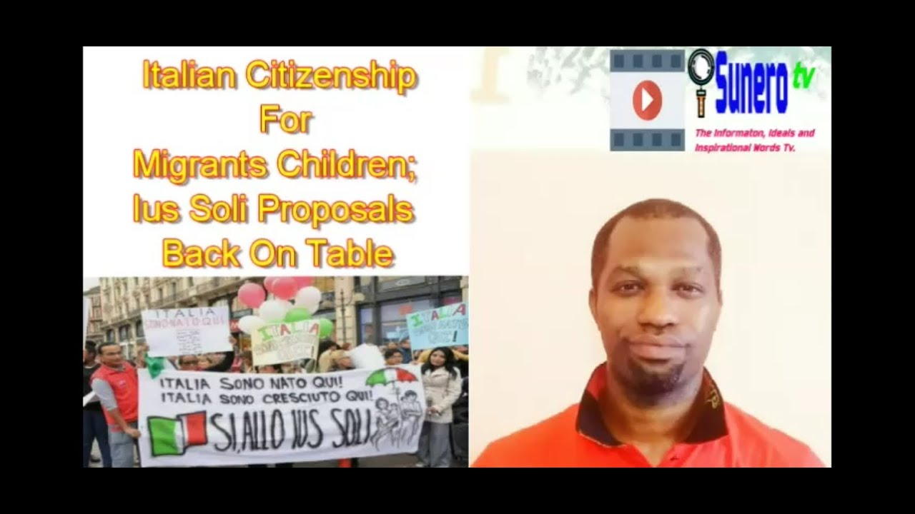 Italian Citizenship For Migrants Children: Ius Soli Proposals Back On Table