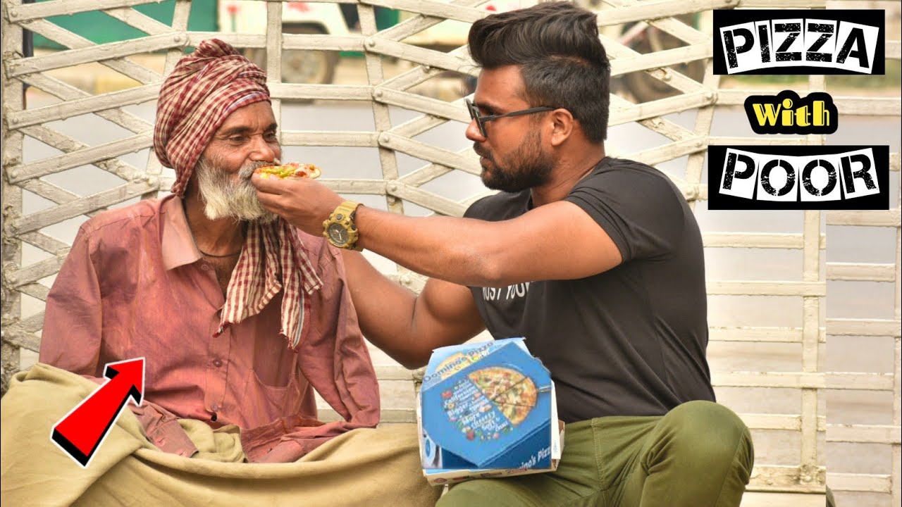 Eating Pizza With Poor 😇😇 | Beggar Prank | @ShainyKhan