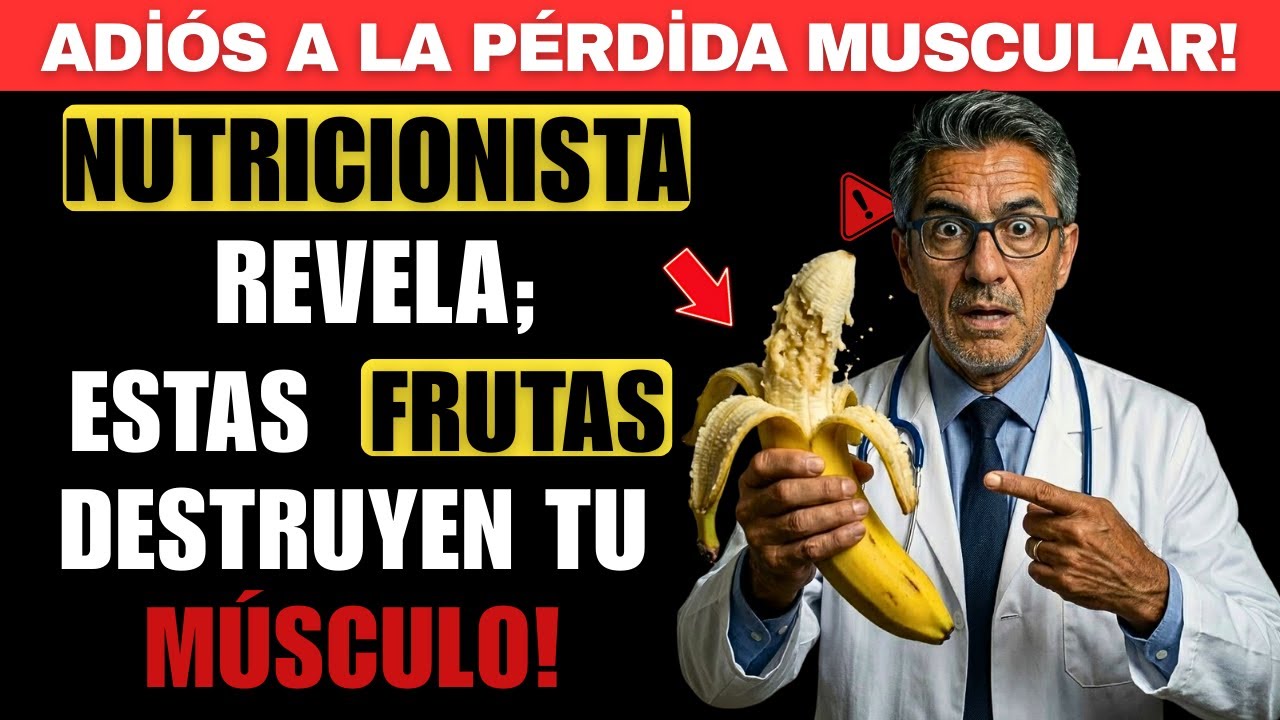 Estas 4 FRUTAS Destruyen Tu Músculo! (Y Estas 5 Lo RECONSTRUYEN Naturalmente!)