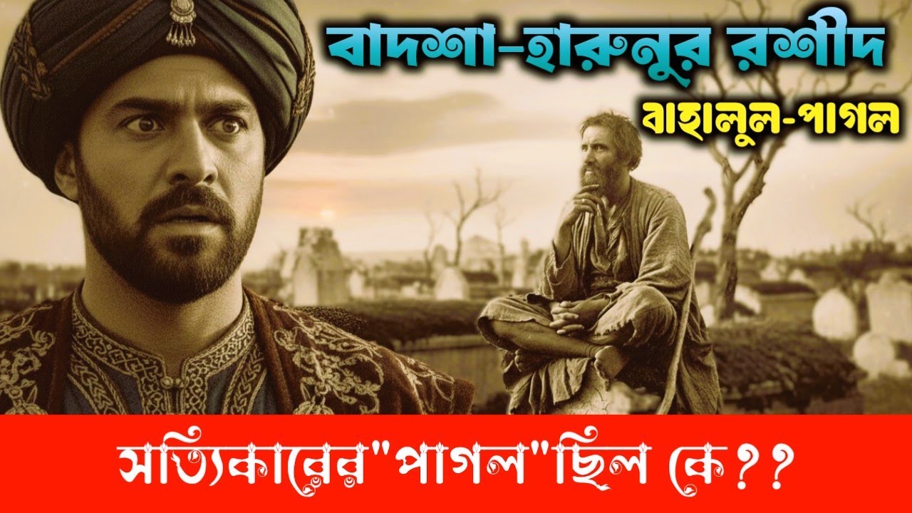 “বাহলুল পাগলের ঘটনা | বাদশাহ হারুনুর রশীদের হৃদয় কাঁপানো ইসলামিক গল্প”😭