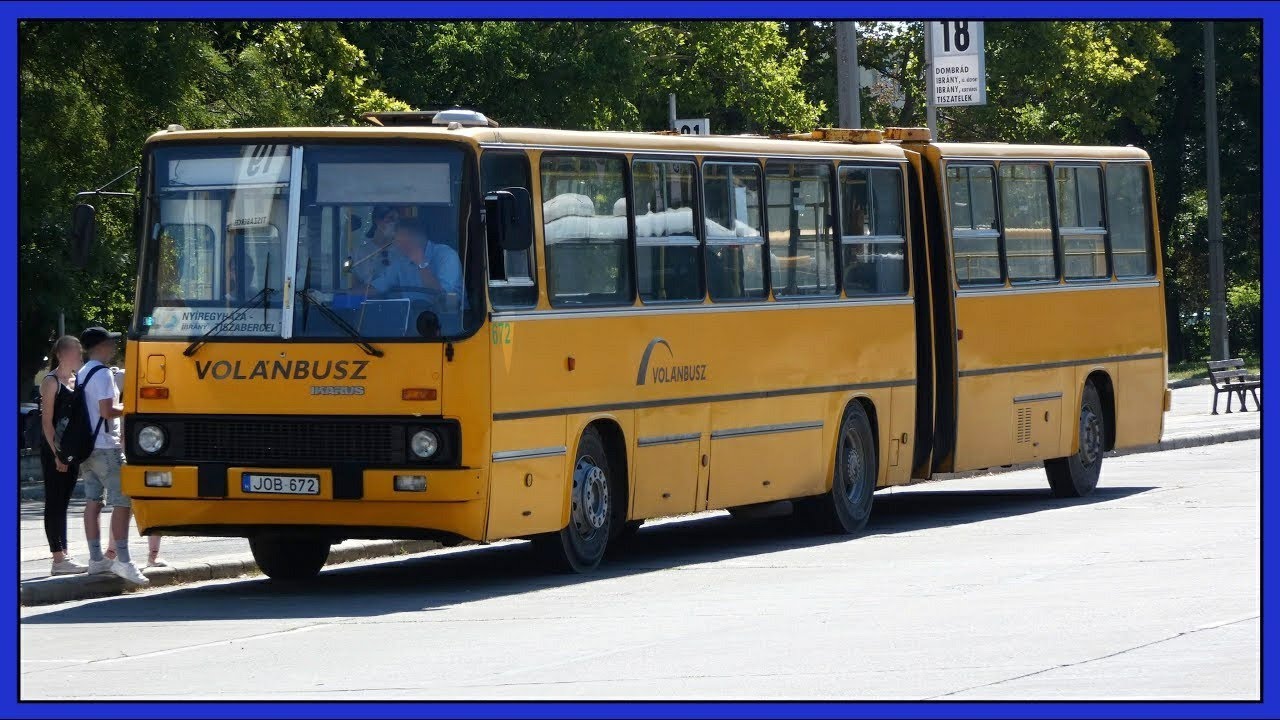 Utazás a JOB-672-vel Nyíregyházán (Ikarus 280.06 / 280.40M)
