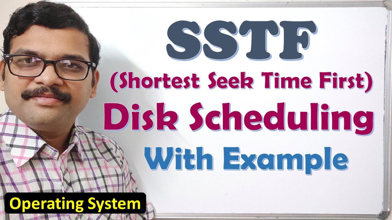 SSTF Disk Scheduling Algorithm in Operating System | Shortest Seek Time First Algorithm | OS