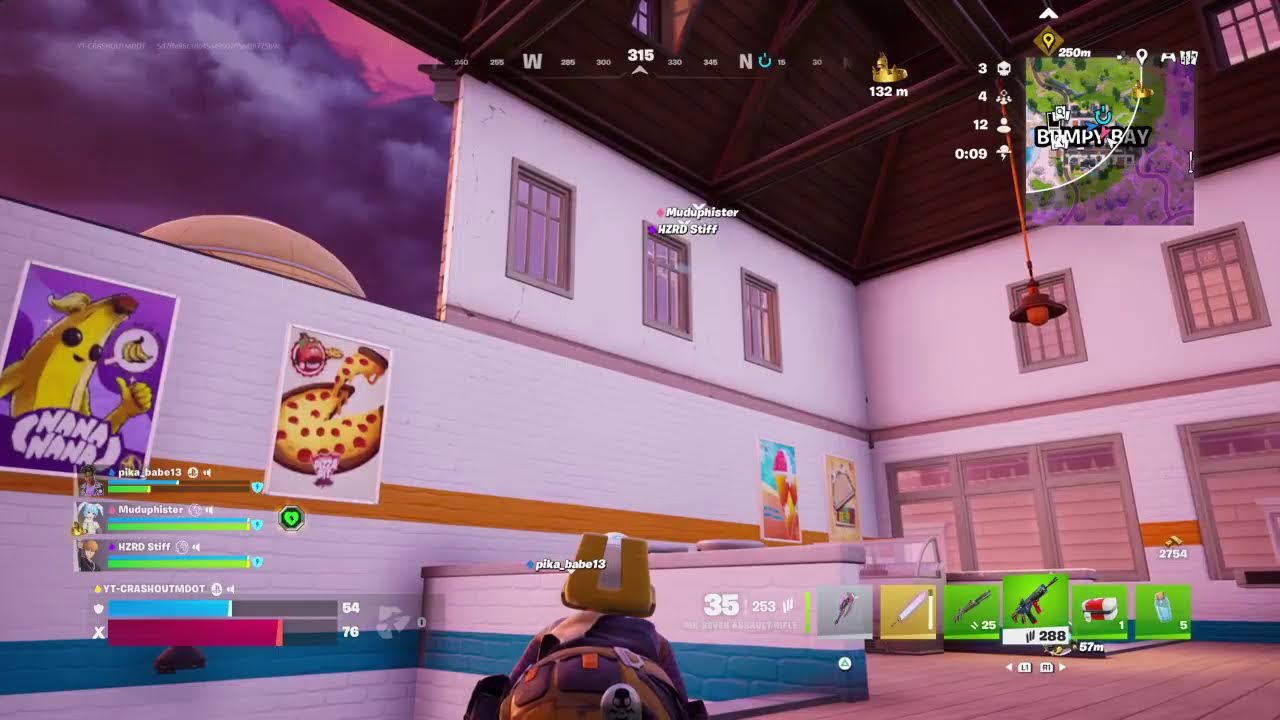 CRASHOUTMDOT - New Fortnite Update With New Guns // 900 subs on it's way..