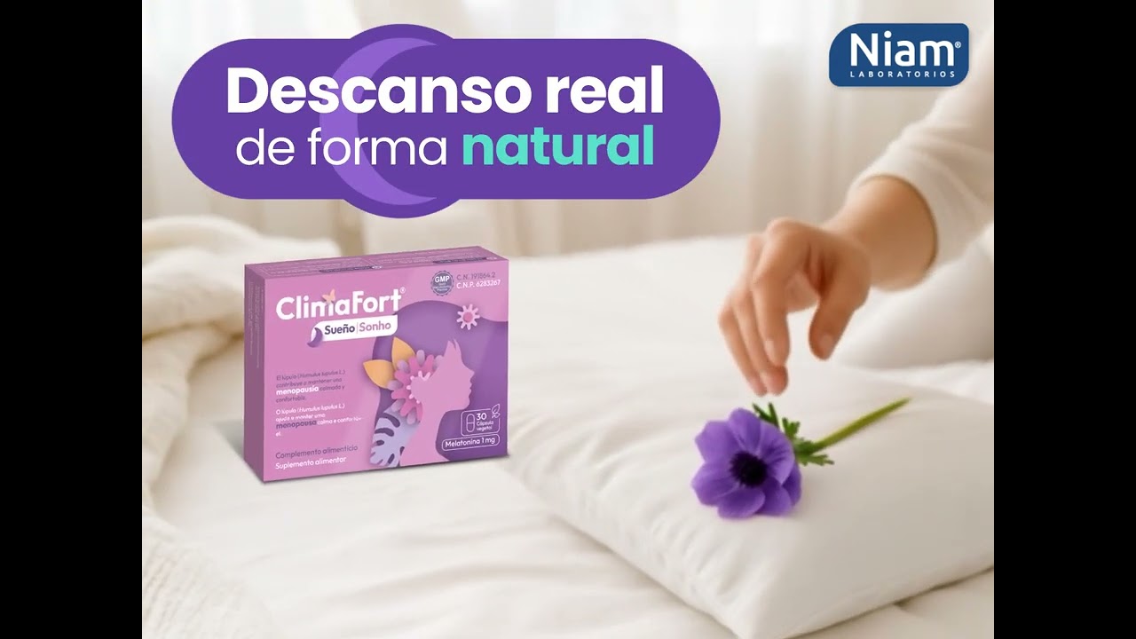 DESCANSO REAL en la MENOPAUSIA con ClimaFort&reg; SUE&Ntilde;O 🌛