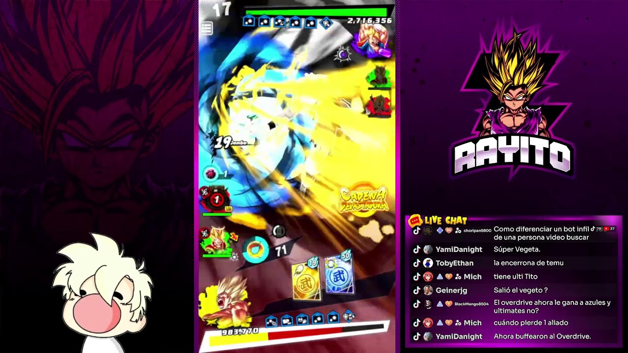 DBL PROBAMOS A VEGITO LR A 1 ROJA! REVIENTA HASTA PERU!