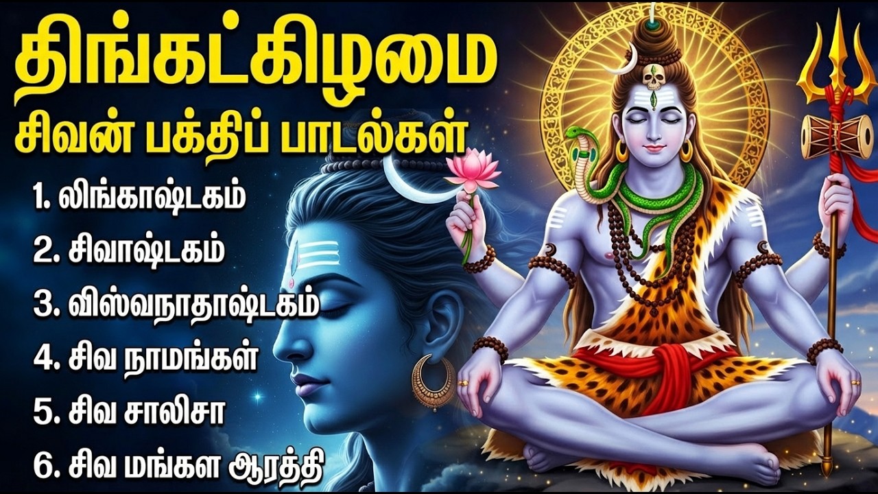 Monday Special Shivan Tamil Bakthi Padalgal | Om Namah Shivaya 🙏| Lord Shiva Bhakti Songs In Tamil