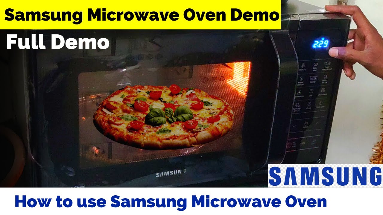 Samsung microwave oven demo ⚡ How to use Samsung Convection Microwave Oven ⚡ How to use samsung oven