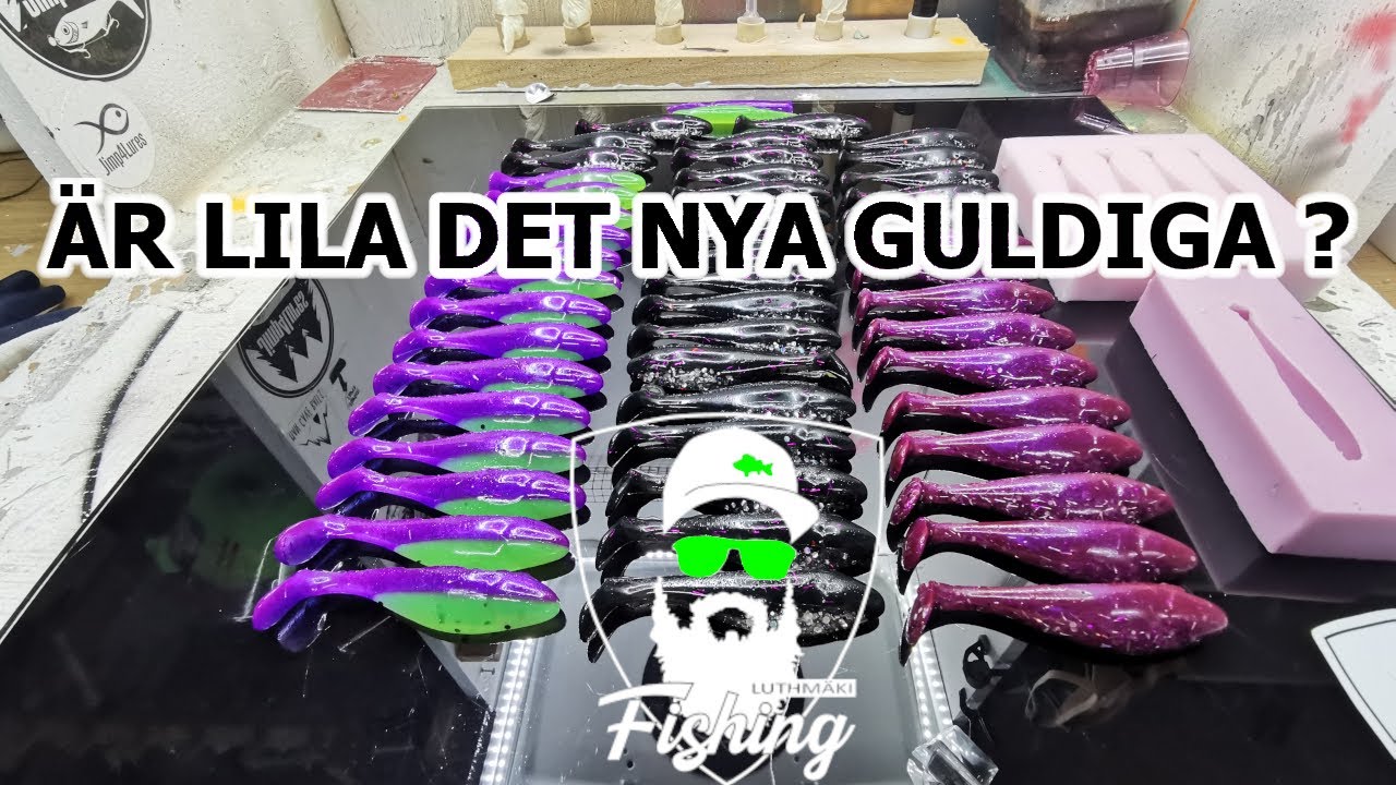 KOMMER LILA BLI DEN HETASTE FÄRGEN INOM BORREFISKET 2021 ? Vi fyller beteslådorna  inför VÅRFISKET!