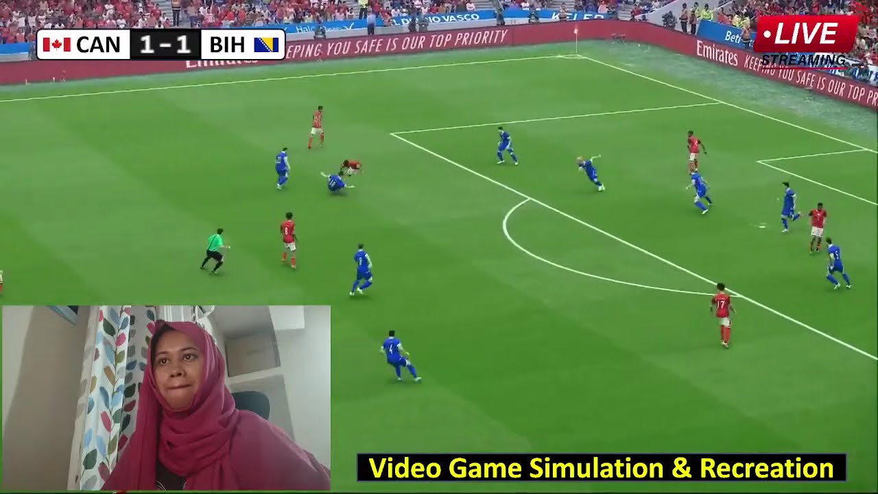 🔴Canada vs Bosnia I World Cup 2026 Full Gameplay Match I Video Game Simulation