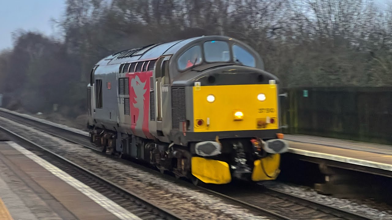 Trains at Swinton, South Yorkshire - 19/01/2026