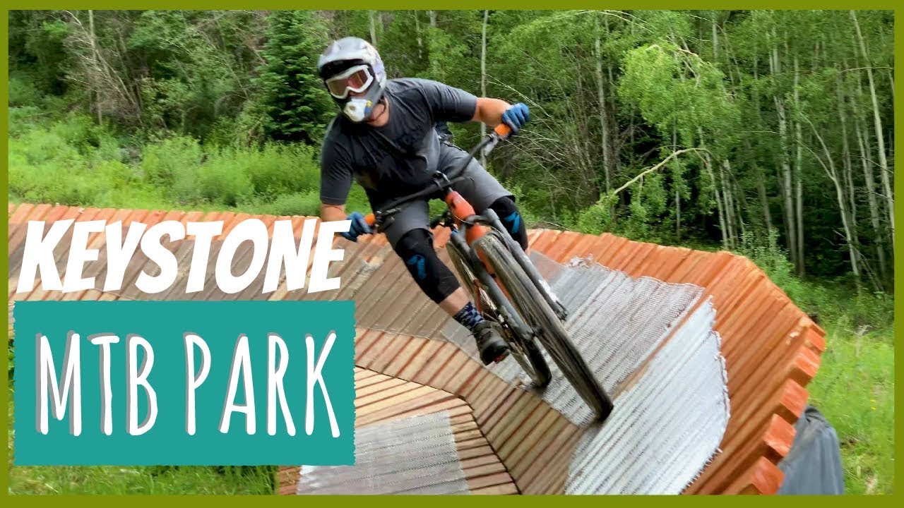Keystone Bike Park Colorado Riding the MTB Down Hill Green Lines