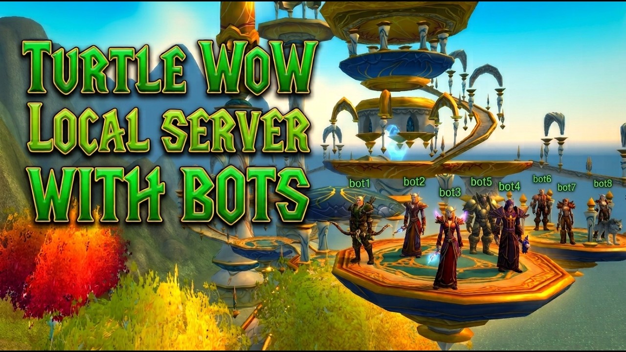 Туториал по запуску локального сервера Turtle WoW с ботами