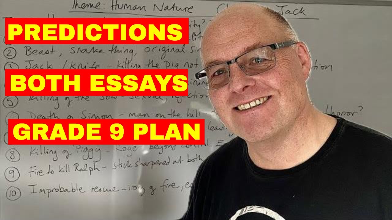 Lord of the Flies Prediction and Essay Plan