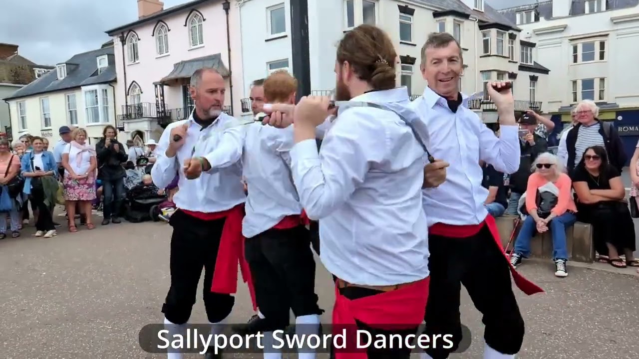 Morris sides at Sidmouth Folk Festival 2025