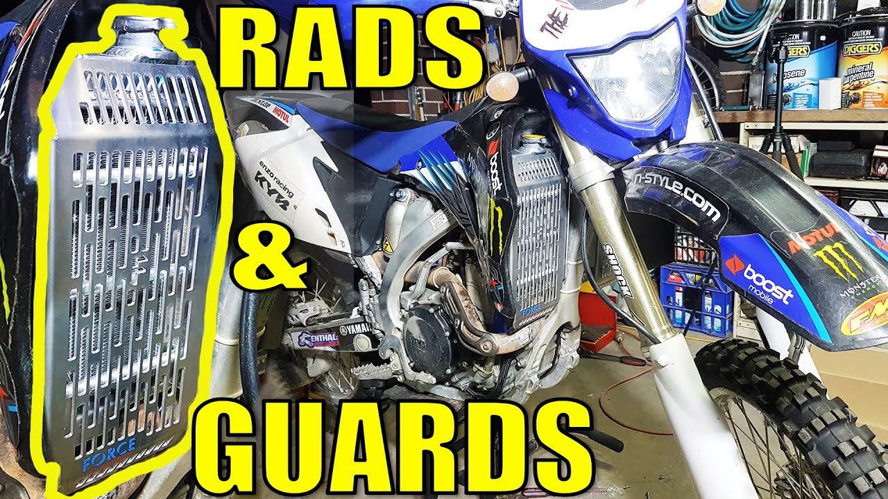 DO CHINA RADIATORS & FORCE RAD GUARDS FIT? - WR450F - [HOW TO]