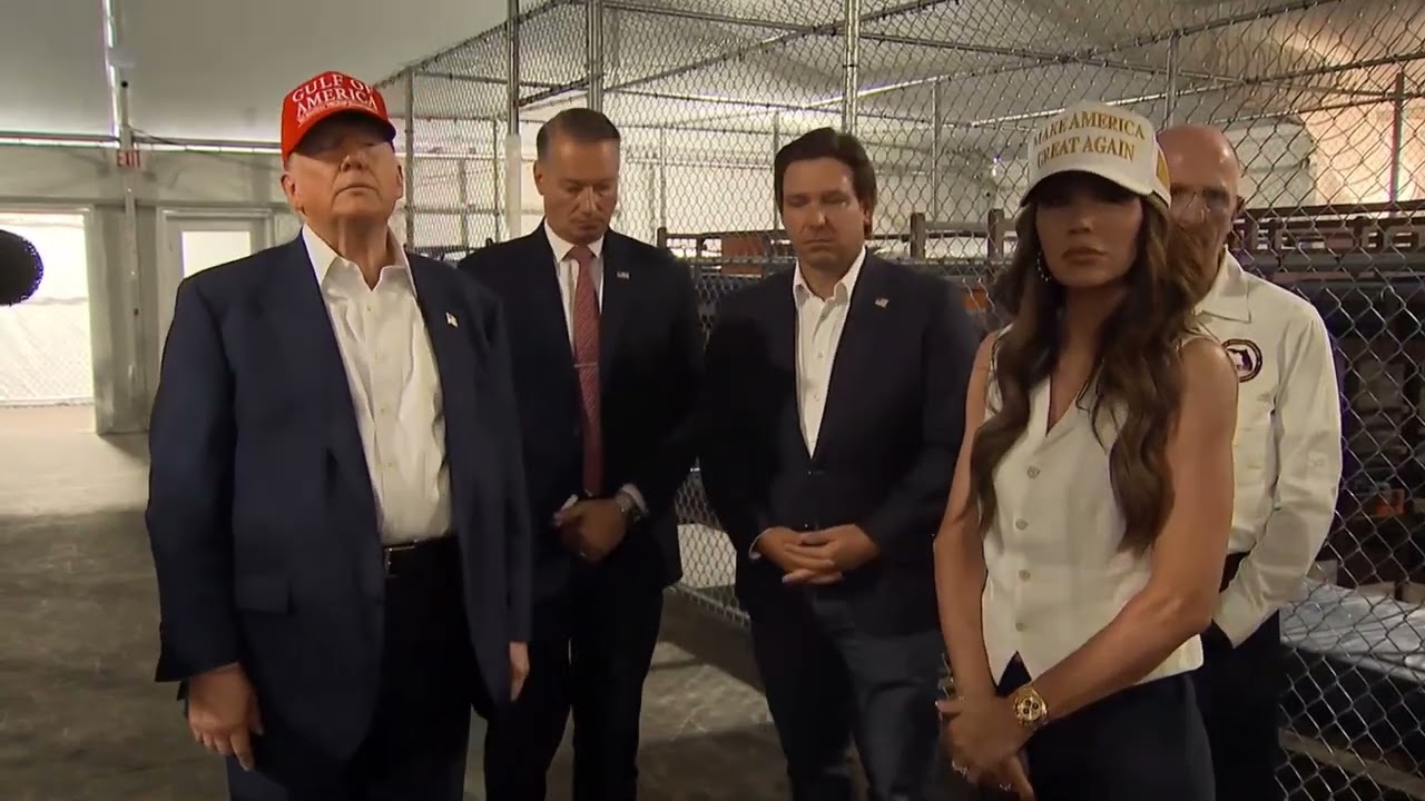 Trump, DeSantis and Noem on deportations at Alligator Alcatraz, plans to ease farm workers ICE raids