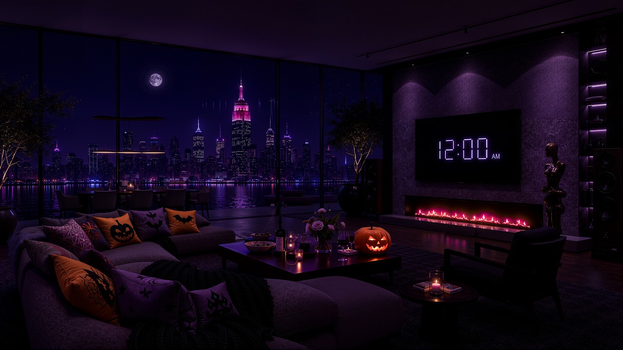 Quiet Nighttime Jazz Instrumental 🌃 Luxury Penthouse in New York | Tender Jazz Piano for  Deep Sleep