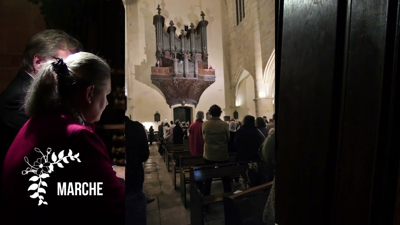 Suite d'Armide de Lully, Marie-Ange Leurent et Eric Lebrun, orgue de la cathédrale de Sarlat.