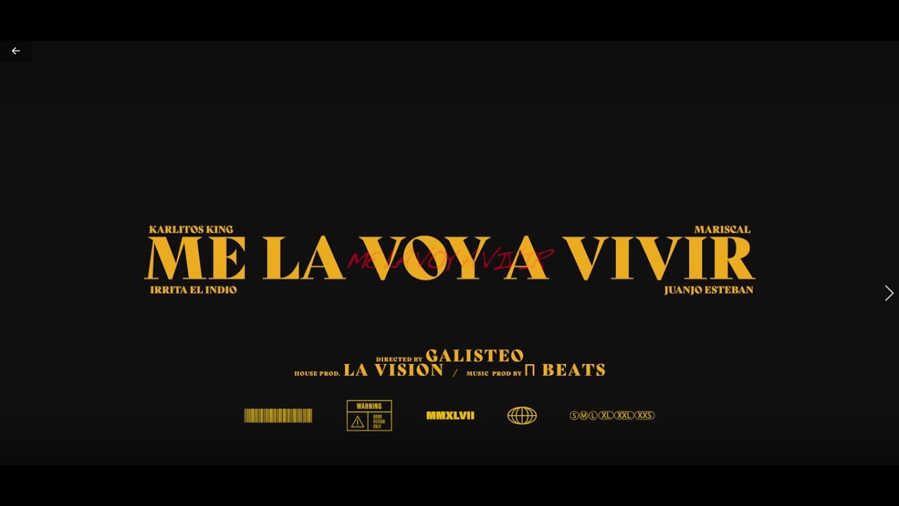 ME LA VOY A VIVIR - KARLITOS KING ❌ IRRITA EL INDIO ❌ JUANJO ESTEBAN ❌MARISCAL (Prod. π Beats)