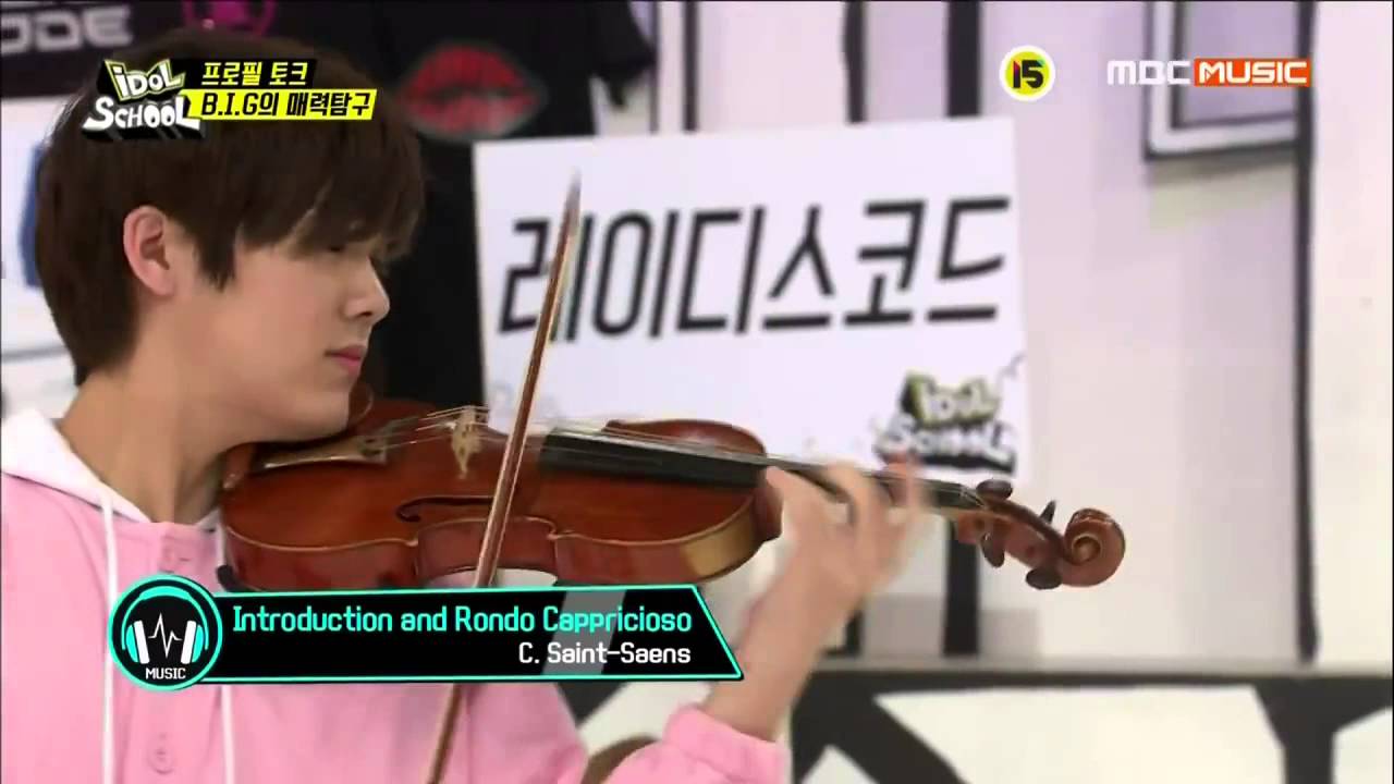 [LIVE_HD] 141007 B.I.G Benji 벤지 Play Violin @Idol School