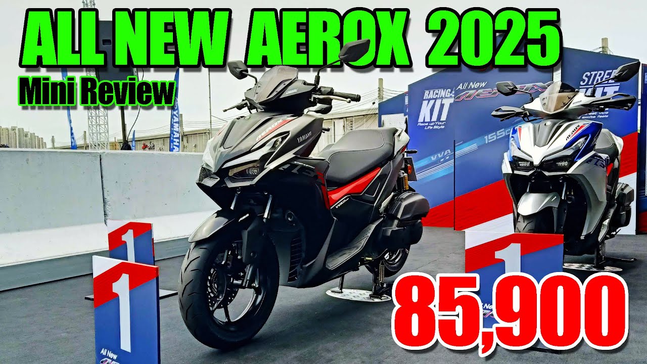 มินิรีวิว All New Aerox 2025 กับราคา 85,900 บาท