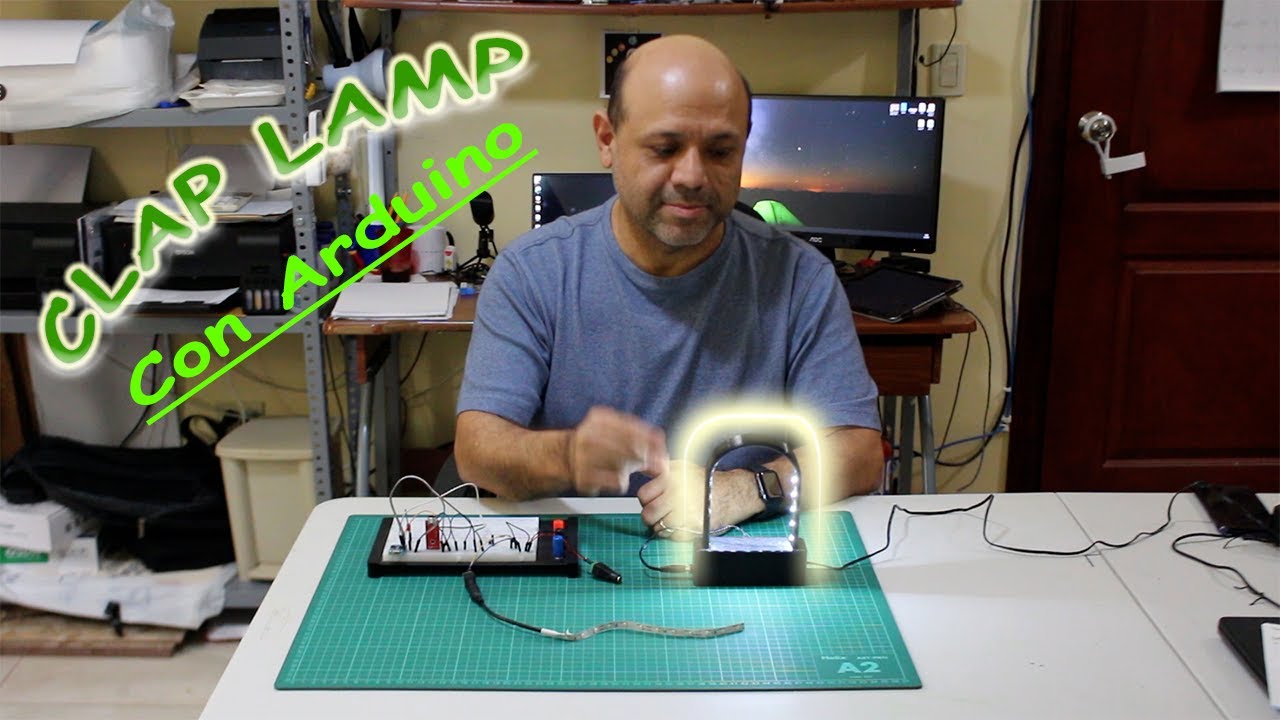ClapLamp, Lampara activada con sonido, usando Arduino y sensor de audio