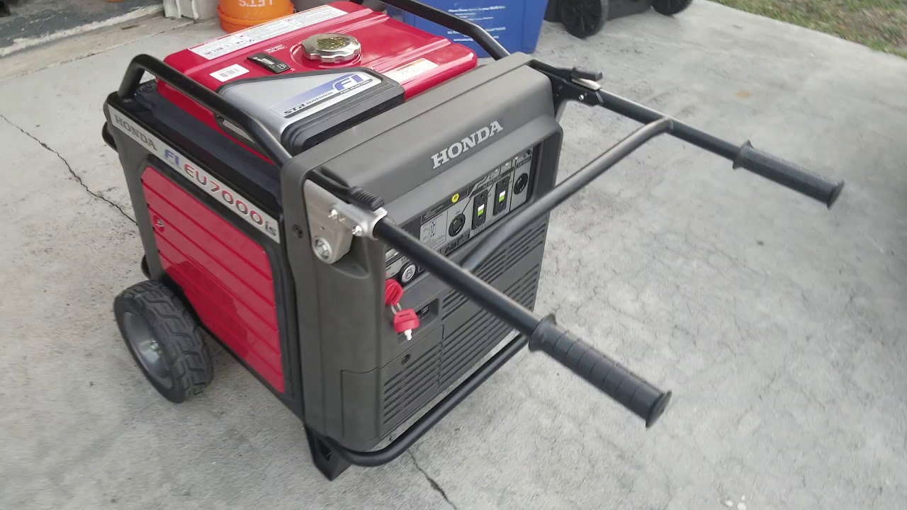 Honda Fuel Injected Eu7000is Generator WALK AROUND