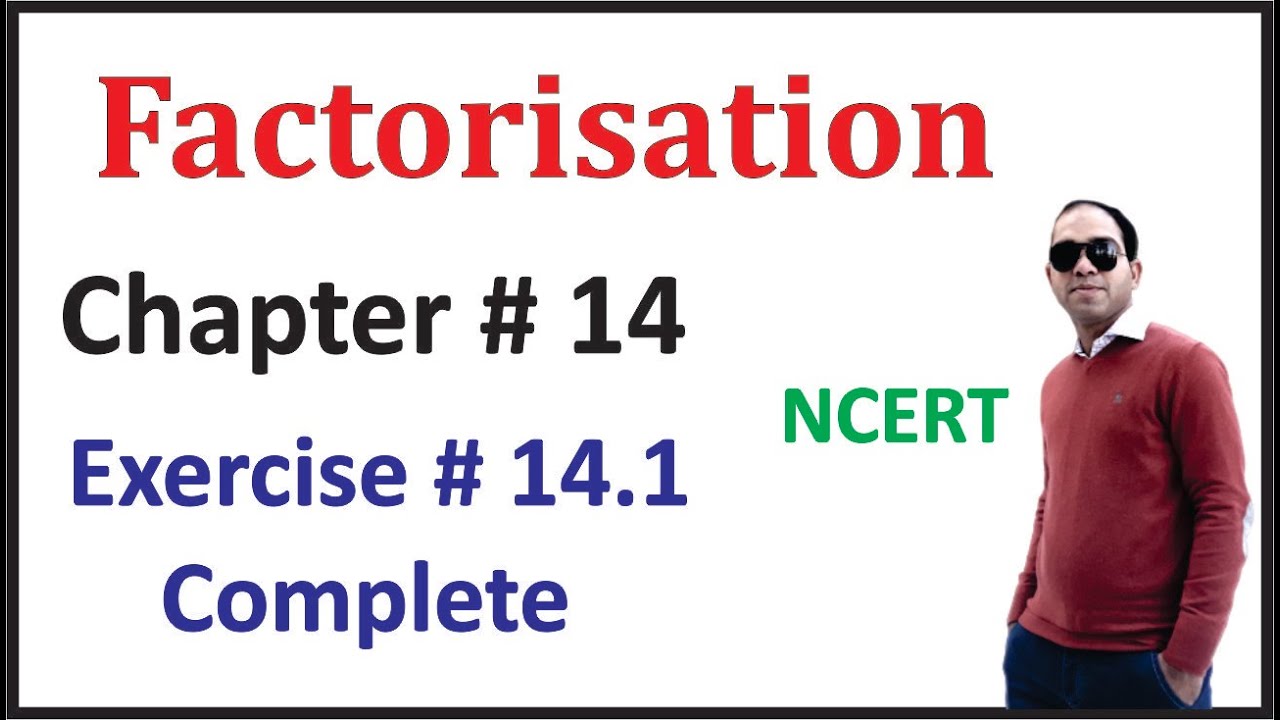 Factorization class 8 ex 14.1 | Factorisation | NCERT Solutions Class 8 ch 14 Maths | CBSE Maths 8th