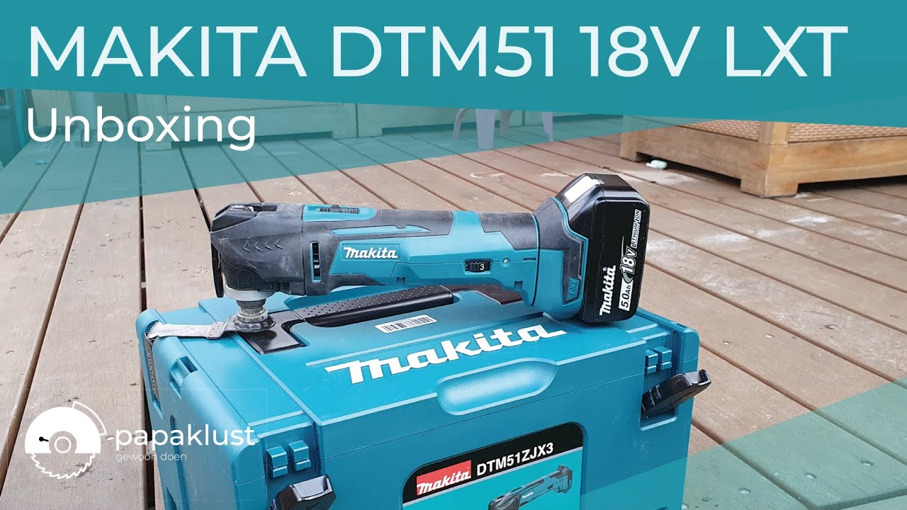 Makita DTM51 18V LXT - Unboxing, testen en eerste indruk