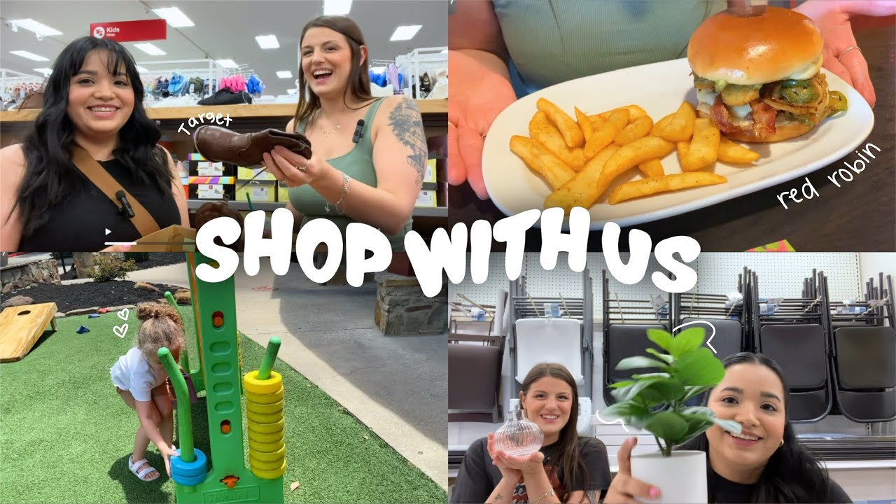 Shop With Us: Target Haul & Red Robin Lunch Break Vlog