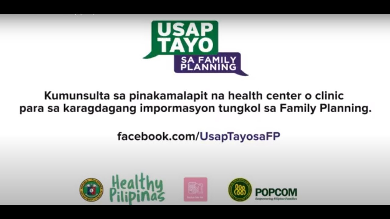 Sama-Sama Tayong mag-Family Planning!