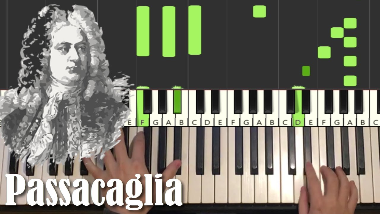 Händel - Passacaille (Piano Tutorial Lesson)