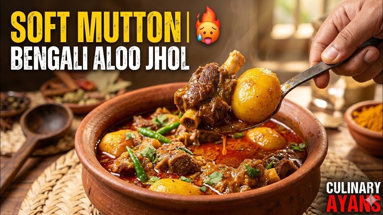 Desi Style🔥 Juicy Mutton Curry 🥵 | Mutton Curry Recipe | Deshi Mutton curry 